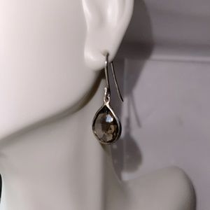Sterling Smoky Quartz Earrings
